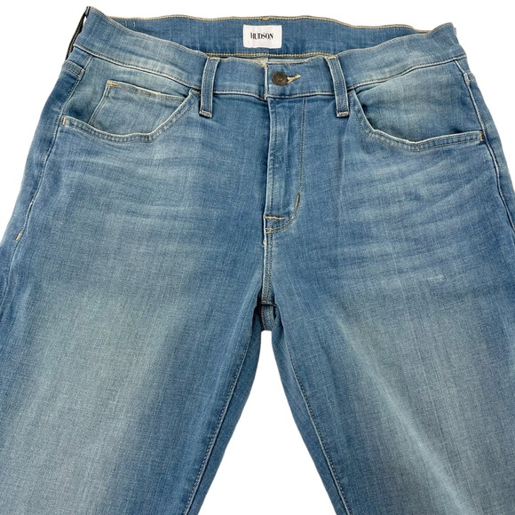 Sz 31 Hudson Blake Slim Straight Jeans Atlas - Picture 6 of 15